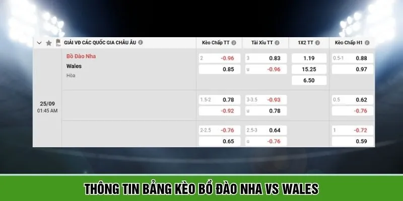 Thông tin bảng kèo dự đoán chính xác kết quả